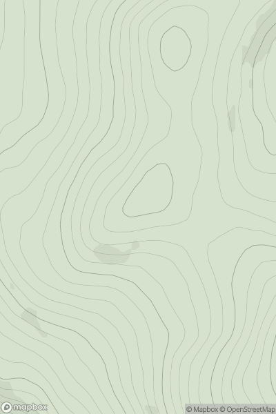 Thumbnail image for Little Geal Charn [Cairngorms] showing contour plot for surrounding peak